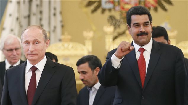 El presidente ruso, Vladimir Putín y el presidente venezolano, Nicolás Maduro en julio de 2013 en el Kemlin. r