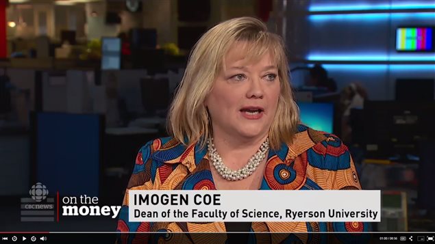 加拿大怀雅逊大学科学系系主任Imogen Coe教授