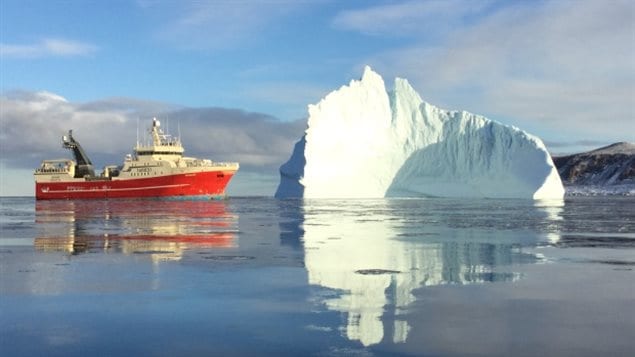 Climate change means once permanently ice-covered seas are now becoming accesible to ships, including potential commerical factory trawlers.