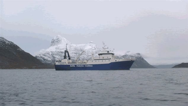 The Inuksuk 1 fishing vessel owned by the Baffin Fisheries Coalition. Ten countries with stakes in Arctic fishing are gathering in Iqaluit this week to negotiate measures for sustainable fishing in the Arctic Ocean. (BFC)