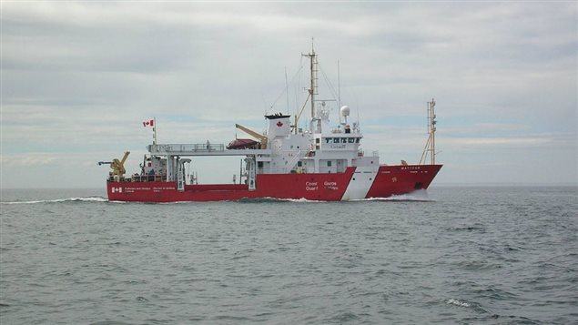Canadian Coast Guard research vessel Matthew.