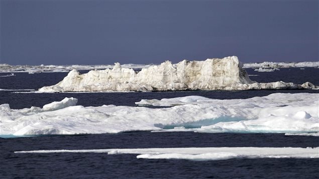 Global warming is melting sea ice and glaciers at an historic rate.