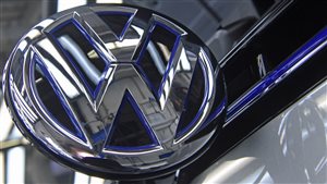 Le logo de Volkswagen.Photo Credit: Reuters/Fabian Bimmer