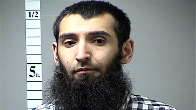 Sayfullo Saipov, the suspect in the New York City truck attack is seen in this handout photo released November 1, 2017.