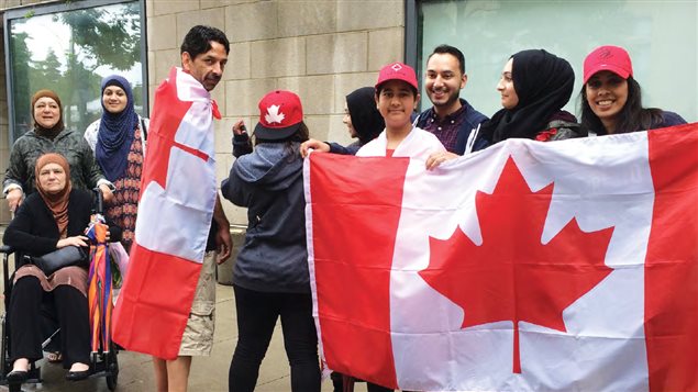 The Khan family celebrates Canada Day July 1, 2017.