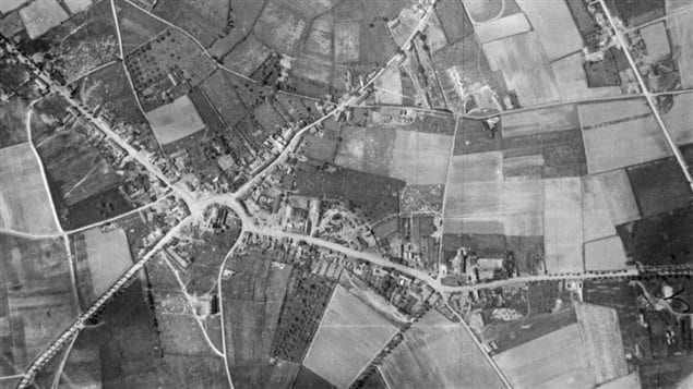 Passchendaele before, trees, farmland, homes, stores, churches. and life.