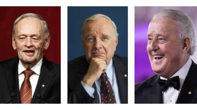 (From left to right) Former Canadian prime ministers Jean Chretien, Paul Martin and Brian Mulroney figure in a trove of leaked documents related to offshore havens from one of the world’s most prestigious blue-chip law firms, Appleby. All three say their involvement in tax shelters was totally legal