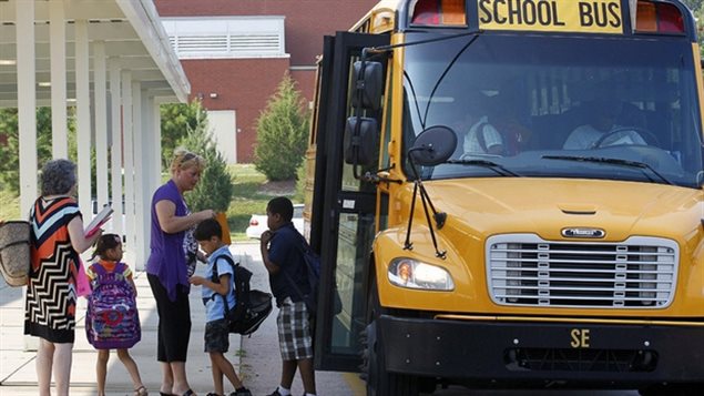 There is plenty of daylight when children go to school in the spring and fall, but unless the time changed they would leave in the dark in winter.