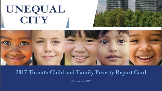 Image tirée du rapport  « Unequal City : The Hidden Divide Among Toronto’s Children and Youth »