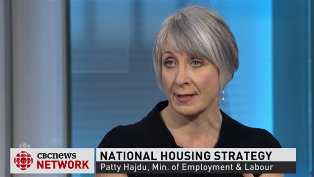 特鲁多政府劳动和就业部长 Patty Hajdu