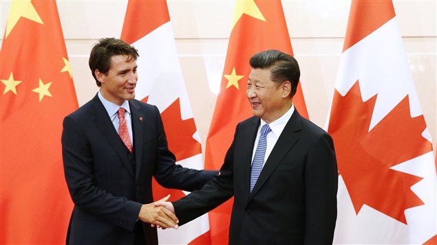 Le premier ministre Justin Trudeau doit s'entretenir avec M. Xi mardi.