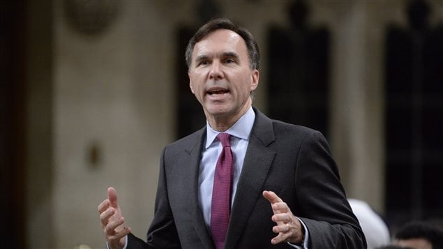 Finance Minister Bill Morneau has challenged the opposition to make their claims about him outside the House of Commons where they would not be protected from defamation lawsuits.