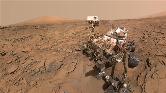 Curiousity Rover on Mars- self portrait May 11, 2016 The Martian soil is sterile and slightly toxic. Earthworms will be needed to help in the modification of the soil in order to grew food crops