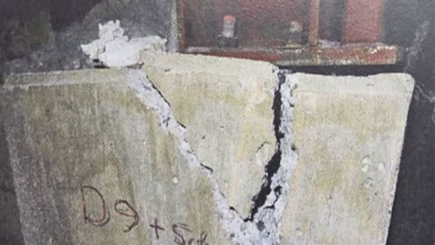 Damage to the supports of a school in Ross River Yukon as they sink into melting permafrost. Many buildings across the Arctic are experiencing problems or have to be closed entirely due to sturctual issues caused by melting permafrost