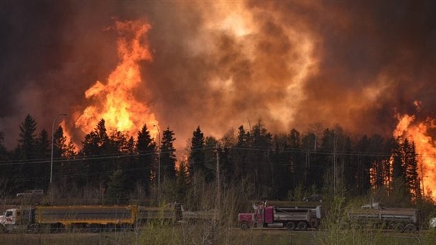 The massive fire that destroyed a large portion of the Alberta town of Fort McMurray was just one example of what might come with increased global warming resulting in an increase in arid conditions