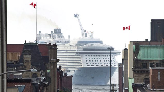 The cruise ship MS Anthem of the Seas arrived in Saint John, N.B. on Tuesday, Sept. 5, 2017. The port expects a banner season starting in May.