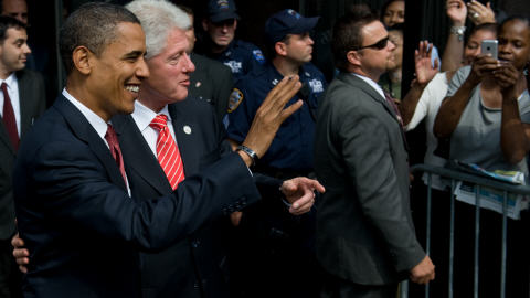 Bill Clinton en campagne pour Obama | Radio-Canada