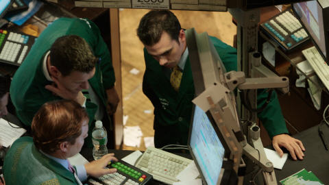 Des courtiers à Wall Street
