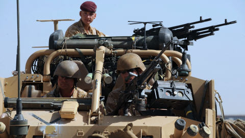 Militaires britanniques dans la province d'Helmand