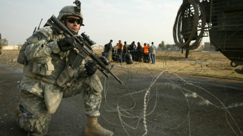 Soldat américain en Irak