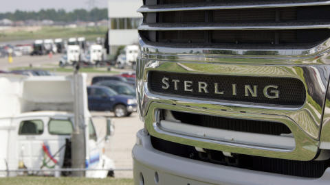 Un camion Sterling fabriqué à l'usine Daimler de St. Thomas en Ontario.