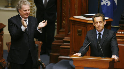 Nicolas Sarkozy a été longuement ovationné avant d'entamer son discours