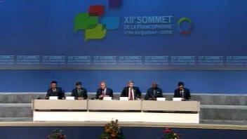 Conférence de presse finale du 12e Sommet de la Francophonie