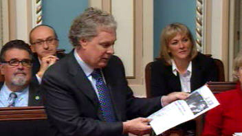 Le premier ministre Jean Charest à la période de questions