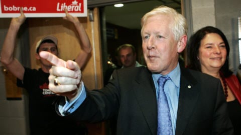 Bob Rae, lors du scrutin du 14 octobre dernier