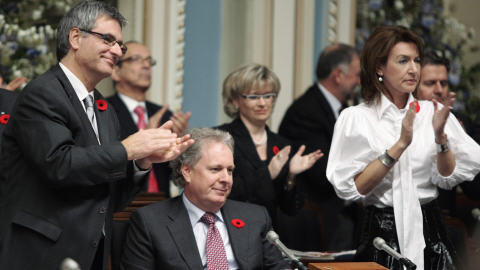 Jean Charest à l'Assemblée nationale