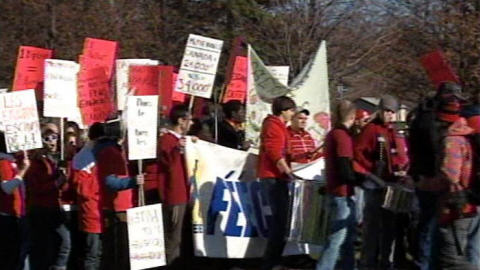 Manifestation Université de Moncton