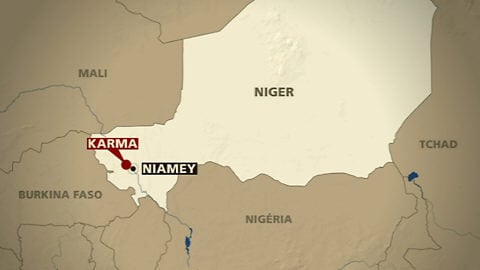 Carte du Niger