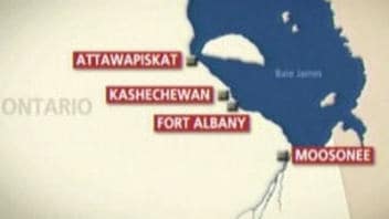 Attawapiskat, Kashechewan, Fort Albany et Moosonee