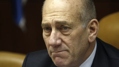 Le premier ministre d'Israël Ehoud Olmert
