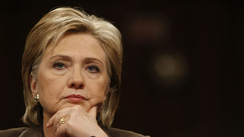 Mme Clinton lors de son audition par la commission des Affaires étrangères du Sénat, le 13 janvier 2009, à Washington