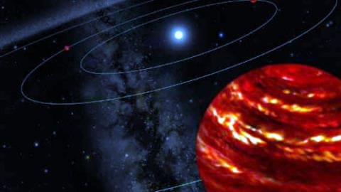 Le système planétaire HR 8799