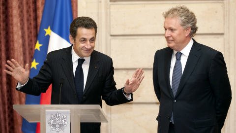 Nicolas Sarkozy et Jean Charest