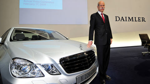 Le PDG de Daimler AG, Dieter Zetsche