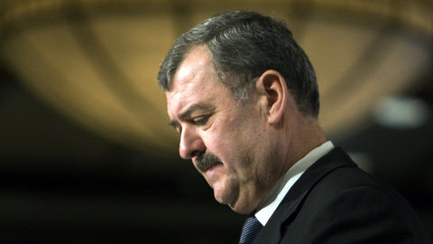 Henri-Paul Rousseau lors de son allocution devant la Chambre de commerce du Montréal métropolitain