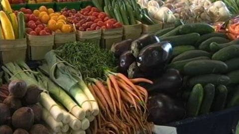 Légumes au marché