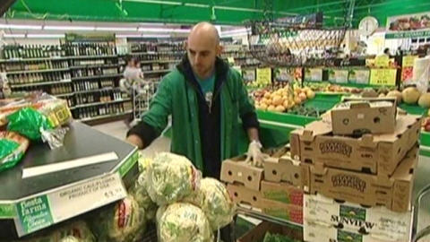 Commis dans un supermarché