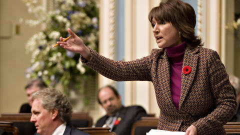 La ministre libérale Nathalie Normandeau.
