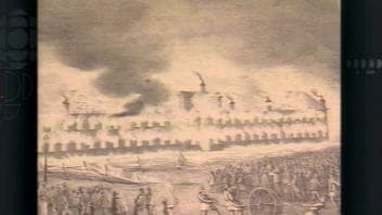 Incendie de l'Hôtel du Parlement, à Montréal en 1849