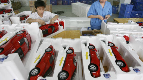 Usine de jouets en Chine