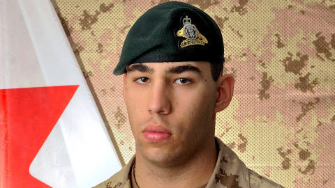 Le soldat Alexandre Péloquin, du 3e bataillon du Royal 22e Régiment