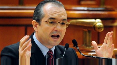 Le premier ministre déchu Emil Boc