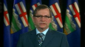 Le premier ministre Ed Stelmach