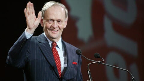 L'ex-premier ministre canadien Jean Chrétien
