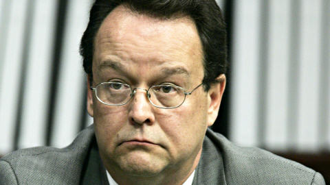 Alain Renaud, ancien démarcheur de Groupaction, lors de son témoignage à la commission Gomery, en avril 2005