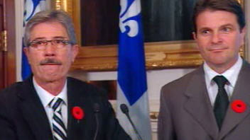 Gilles Taillon et François Bonnardel